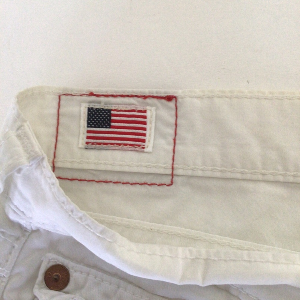 True Religion White Cropped Pants - Picture 7 of 16